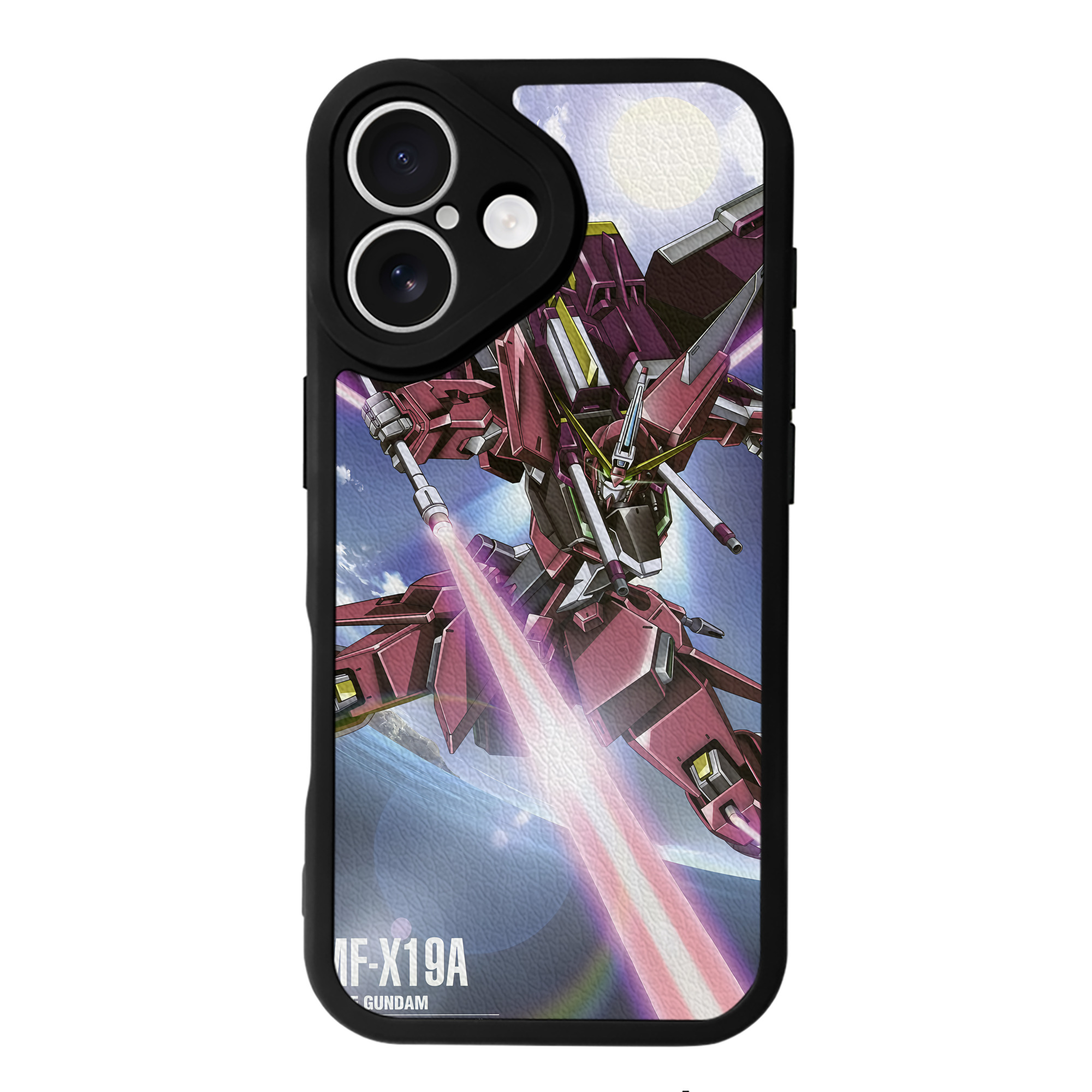（画像用） 機動戦士ガンダム Mobile Suit Gundam 【iPhone 16シリーズ対応】シリコンスマホケース（レザー調） 材質：シリコン
